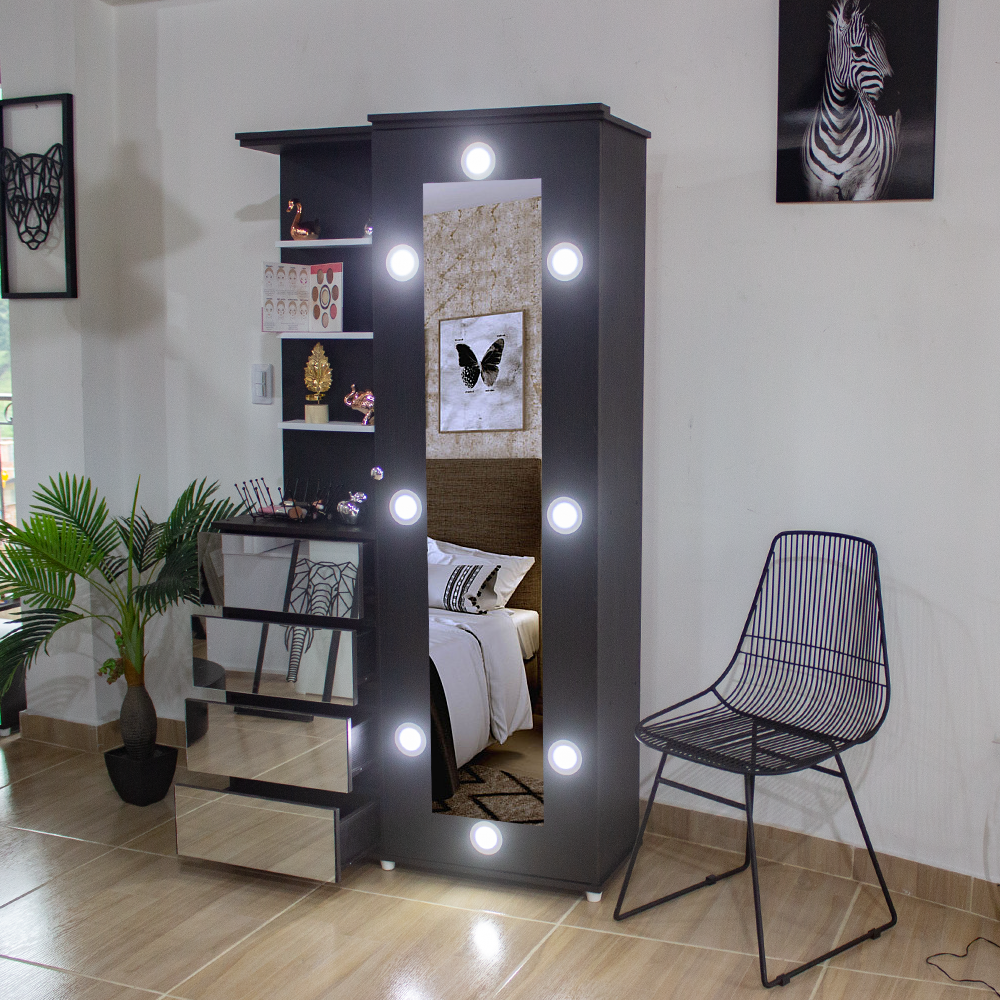 Cajonera ojos de buey cajones espejo Tkmobiliario Muebles y